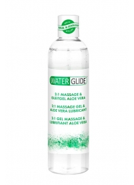 Гель-смазка 2-в-1 MASSAGE   LUBRICANT ALOE VERA - 300 мл. - Waterglide - купить с доставкой в Севастополе