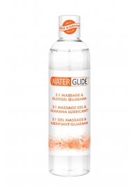 Гель-смазка 2-в-1 MASSAGE   LUBRICANT GUARANA - 300 мл. - Waterglide - купить с доставкой в Севастополе