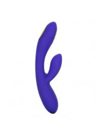 Фиолетовый вибратор с функцией электростимуляции Intimate E-Stimulator Dual Wand - 21,5 см. - California Exotic Novelties - купить с доставкой в Севастополе