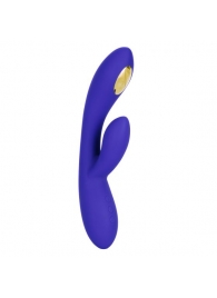 Фиолетовый вибратор с функцией электростимуляции Intimate E-Stimulator Dual Wand - 21,5 см. - California Exotic Novelties - купить с доставкой в Севастополе