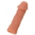 Телесная реалистичная насадка KOKOS Extreme Sleeve 05 с дополнительной стимуляцией - 12,7 см. - KOKOS - в Севастополе купить с доставкой