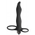 Черная вибронасадка для двойного проникновения Flirtini - 15,9 см. - Lola Games - купить с доставкой в Севастополе