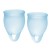 Набор голубых менструальных чаш Feel confident Menstrual Cup - Satisfyer - купить с доставкой в Севастополе