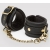 Черные наручники Bound to You Faux Leather Wrist Cuffs - Fifty Shades of Grey - купить с доставкой в Севастополе