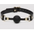 Черный кляп-шар Bound to You Faux Leather Ball Gag - Fifty Shades of Grey - купить с доставкой в Севастополе