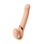 Телесный безремневой вибрострапон Vibrating Bendable Strap-On L - Strap-on-me - купить с доставкой в Севастополе