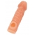 Телесная закрытая насадка с шершавой головкой Cock Sleeve Size M - 15,6 см. - KOKOS - в Севастополе купить с доставкой