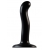 Черный фаллоимитатор-насадка Strap-On-Me P G spot Dildo size S - 16,4 см. - Strap-on-me - купить с доставкой в Севастополе