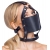 Черный намордник с кляпом-шаром Head Harness With A Gag - Orion - купить с доставкой в Севастополе