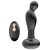 Черный массажер простаты с вибрацей и возвратно-поступательными движениями - Boys of Toys - в Севастополе купить с доставкой