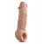 Телесная насадка-удлинитель Intrepid 9.25 Inch Realistic Penis Extender Sleeve - 23,5 см. - Blush Novelties - в Севастополе купить с доставкой