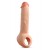 Телесная насадка-удлинитель Thrive 8.75 Inch Realistic Penis Extender Sleeve - 22,2 см. - Blush Novelties - в Севастополе купить с доставкой