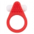 Красное эрекционное кольцо LIT-UP SILICONE STIMU RING 1 RED - Dream Toys - в Севастополе купить с доставкой