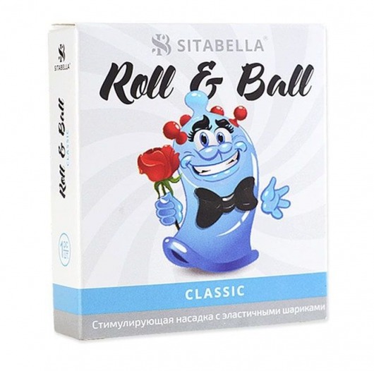 стимулирующий презерватив-насадка Roll   Ball Classic - Sitabella - купить с доставкой в Севастополе