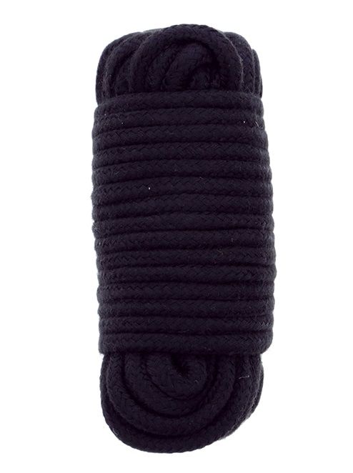 Черная веревка для связывания BONDX LOVE ROPE - 10 м. - Dream Toys - купить с доставкой в Севастополе