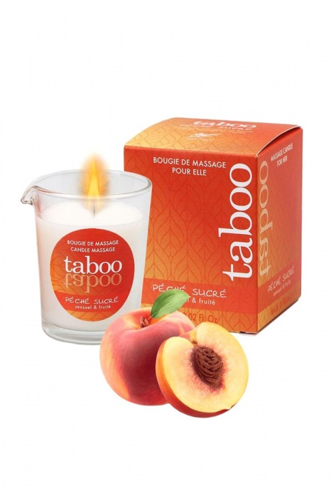 Массажное аромамасло с афродизиаками для женщин RUF Taboo Peche sucre - 60 гр. - RUF - купить с доставкой в Севастополе