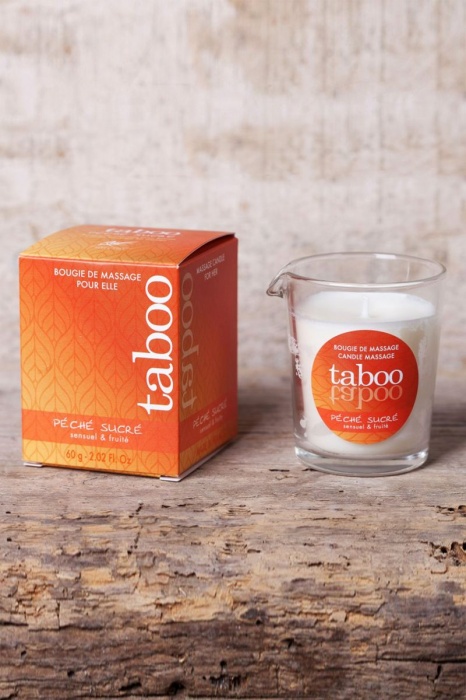 Массажное аромамасло с афродизиаками для женщин RUF Taboo Peche sucre - 60 гр. - RUF - купить с доставкой в Севастополе