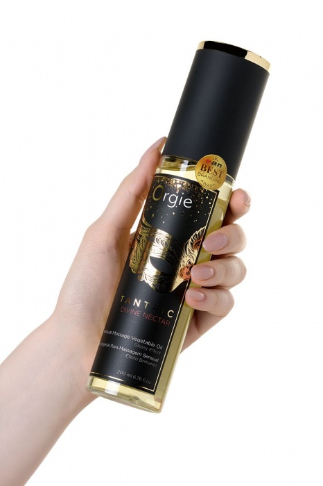 Растительное массажное масло Orgie Tantric Divine Nectar - 200 мл. - ORGIE - купить с доставкой в Севастополе