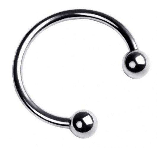 Серебристая подкова на головку пениса - ToyFa - купить с доставкой в Севастополе