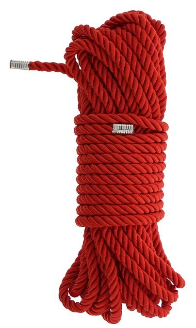 Красная веревка DELUXE BONDAGE ROPE - 10 м. - Dream Toys - купить с доставкой в Севастополе