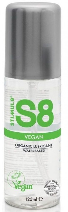 Веганский лубрикант на водной основе S8 Vegan Lube - 125 мл. - Stimul8 - купить с доставкой в Севастополе