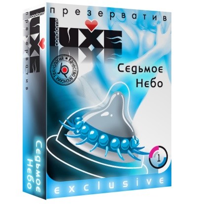 Презерватив LUXE  Exclusive  Седьмое небо  - 1 шт. - Luxe - купить с доставкой в Севастополе