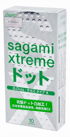 Презервативы Sagami Xtreme Type-E с точками - 10 шт. - Sagami - купить с доставкой в Севастополе