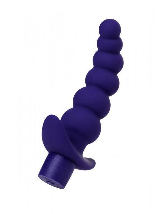 Фиолетовый силиконовый анальный вибратор Dandy - 13,5 см. - ToyFa