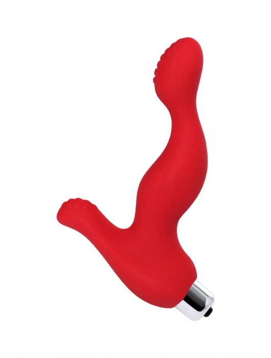 Красный силиконовый вибростимулятор простаты Proman - 12,5 см. - ToyFa - в Севастополе купить с доставкой