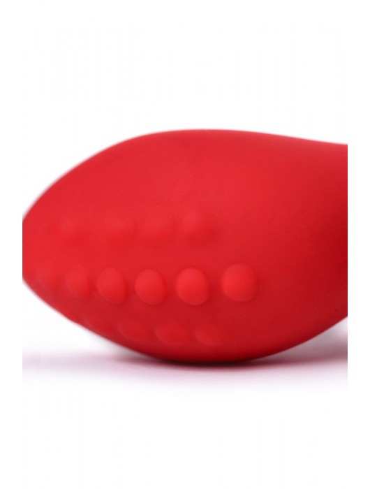 Красный силиконовый вибростимулятор простаты Proman - 12,5 см. - ToyFa - в Севастополе купить с доставкой