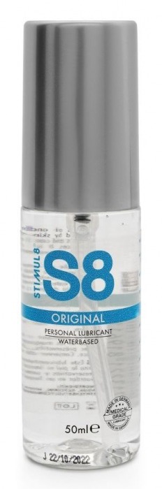 Универсальный лубрикант на водной осноdе S8 Original Lube - 50 мл. - Stimul8 - купить с доставкой в Севастополе