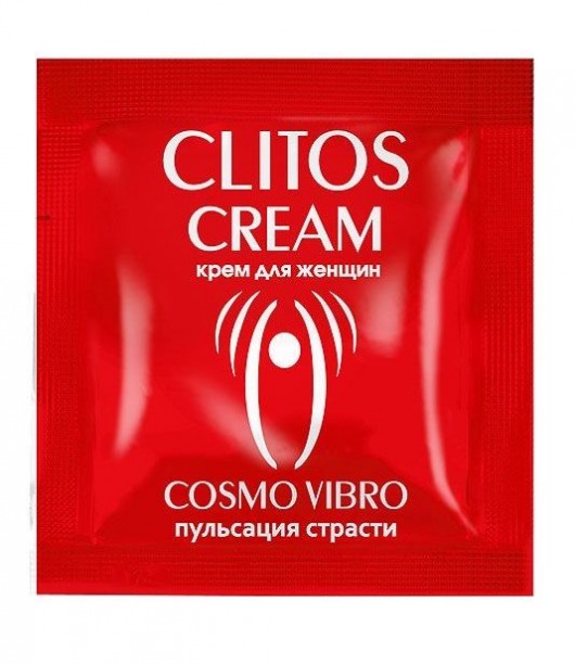 Пробник возбуждающего крема для женщин Clitos Cream - 1,5 гр. - Биоритм - купить с доставкой в Севастополе