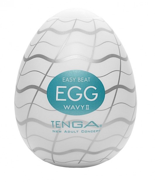 Мастурбатор-яйцо EGG Wavy II - Tenga - в Севастополе купить с доставкой