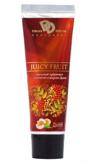 Интимный съедобный лубрикант JUICY FRUIT с ароматом дыни - 30 мл. - БиоМед - купить с доставкой в Севастополе