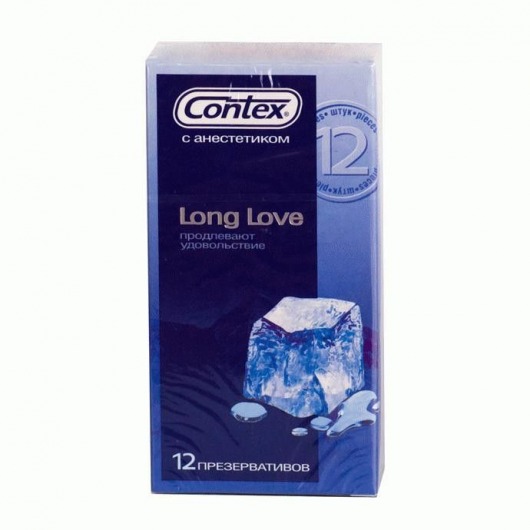 Презервативы с продлевающей смазкой Contex Long Love - 12 шт. - Contex - купить с доставкой в Севастополе