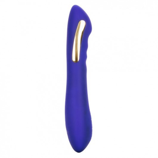 Фиолетовый вибратор с электростимуляцией Intimate E-Stimulator Petite Wand - 18,5 см. - California Exotic Novelties - купить с доставкой в Севастополе