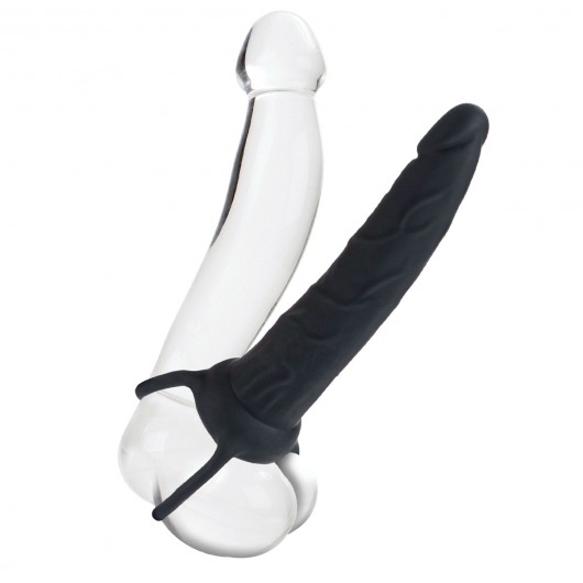 Насадка на пенис Silicone Love Rider Dual Penetrator для двойного проникновения - 14 см. - California Exotic Novelties - в Севастополе купить с доставкой