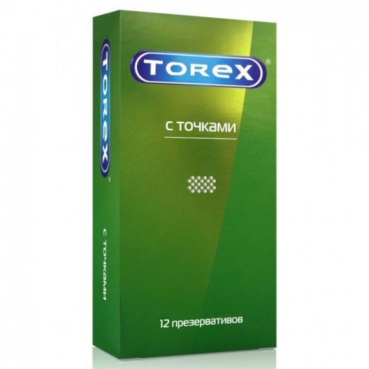 Текстурированные презервативы Torex  С точками  - 12 шт. - Torex - купить с доставкой в Севастополе