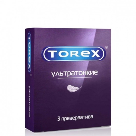 Презервативы Torex  Ультратонкие  - 3 шт. - Torex - купить с доставкой в Севастополе