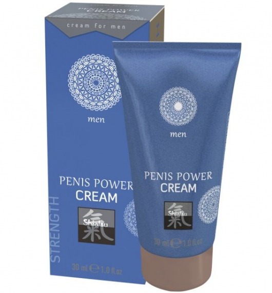 Возбуждающий крем для мужчин Penis Power Cream - 30 мл. - Shiatsu - купить с доставкой в Севастополе