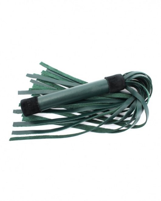 Плеть изумрудного цвета Ladys Arsenal с гладкой ручкой - 45 см. - БДСМ Арсенал - купить с доставкой в Севастополе