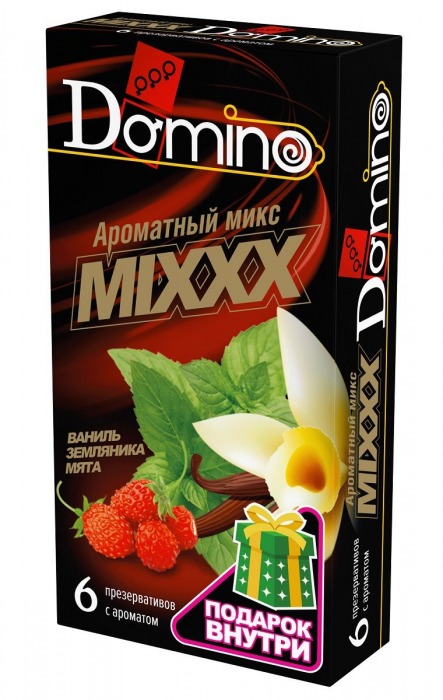 Ароматизированные презервативы DOMINO  Ароматный микс  - 6 шт. - Domino - купить с доставкой в Севастополе