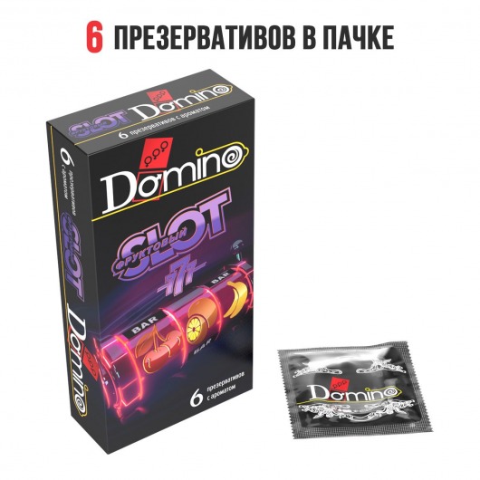 Ароматизированные презервативы DOMINO  Фруктовый слот  - 6 шт. - Domino - купить с доставкой в Севастополе