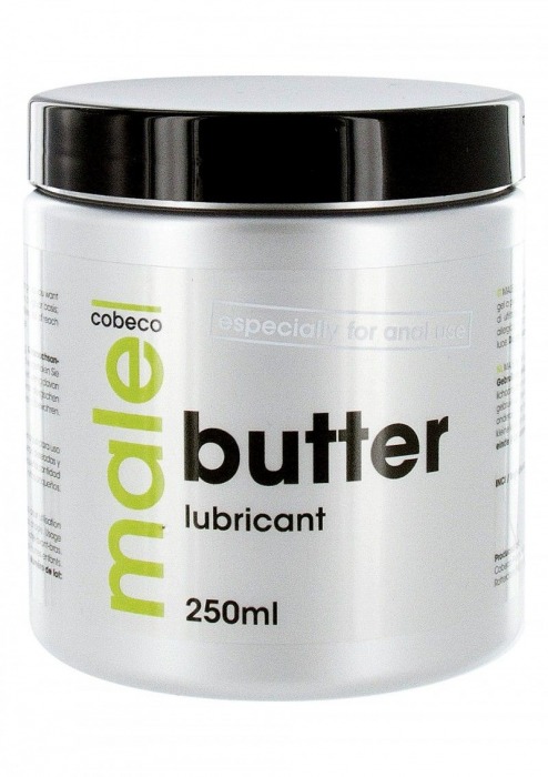 Анальный лубрикант MALE Cobeco Butter Lubricant - 250 мл. - Cobeco - купить с доставкой в Севастополе