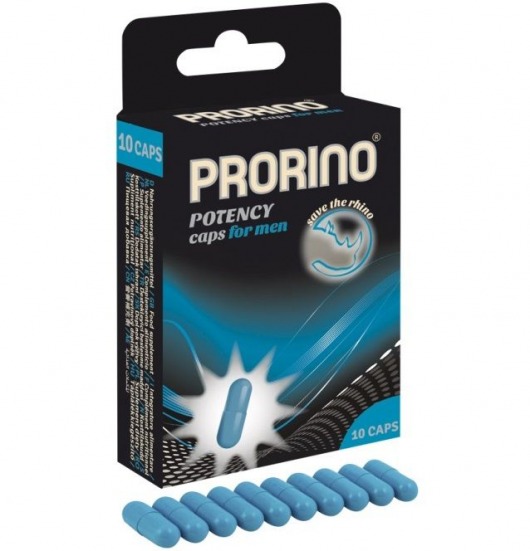 БАД для мужчин ero black line PRORINO Potency Caps for men - 10 капсул - Ero - купить с доставкой в Севастополе