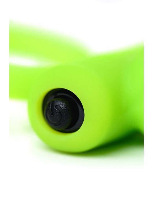 Зеленое эрекционное виброкольцо на пенис Cock Ring - A-toys - в Севастополе купить с доставкой