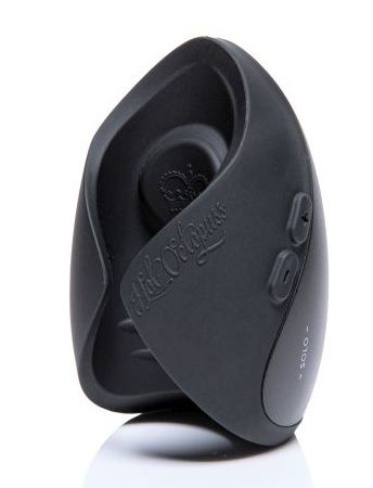 Черный инновационный мужской вибратор PULSE SOLO ESSENTIAL - Hot Octopuss - в Севастополе купить с доставкой