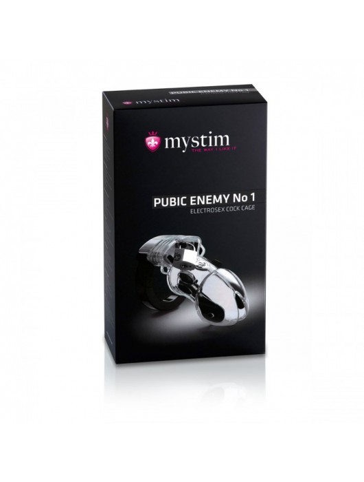 Пояс верности с электростимуляцией Pubic Enemy №1 - MyStim - купить с доставкой в Севастополе