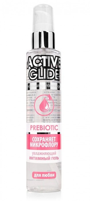 Увлажняющий интимный гель Active Glide Prebiotic - 100 гр. - Биоритм - купить с доставкой в Севастополе