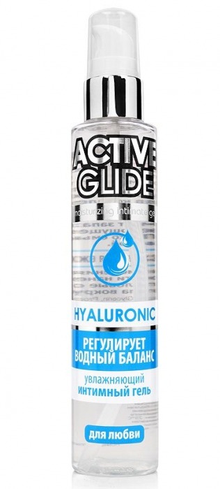 Увлажняющий интимный гель Active Glide Hyaluronic - 100 гр. - Биоритм - купить с доставкой в Севастополе